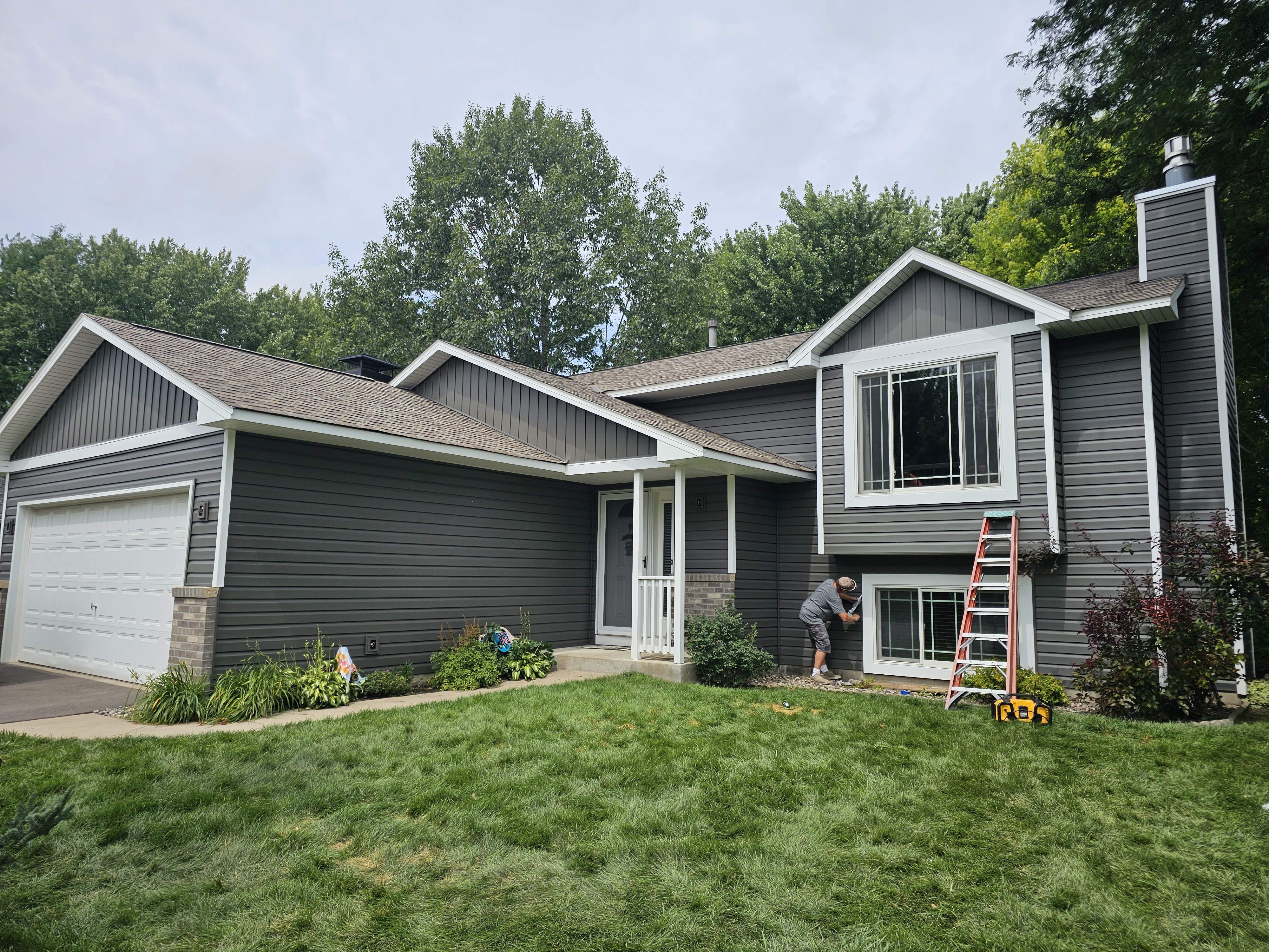 Upgraded siding on a home in Maple Grove, MN & WI